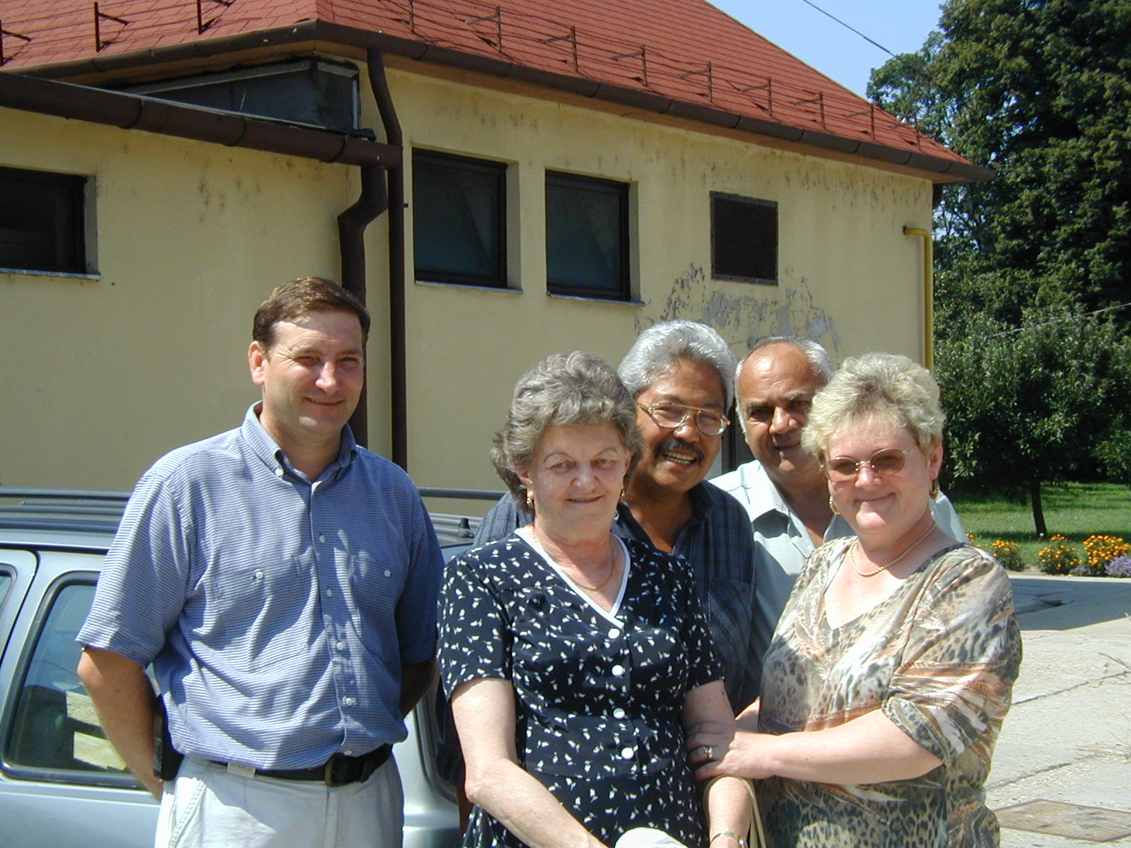 Some of the staff at Barcs, Hungary.